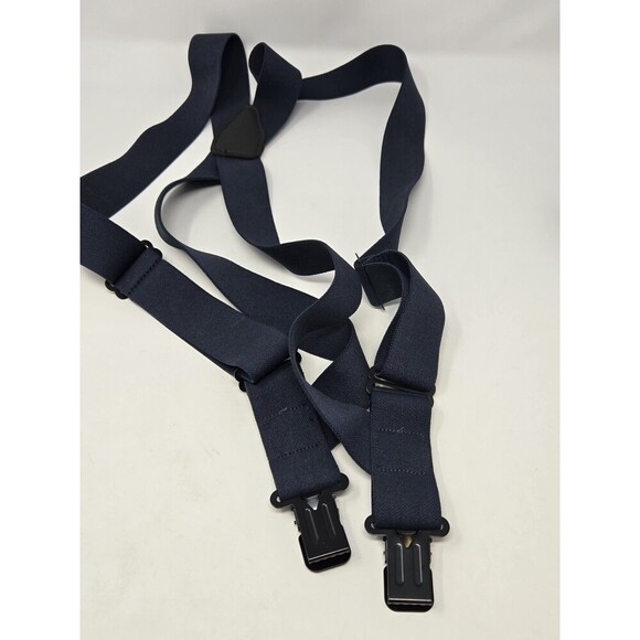 DULUTH TRADING CO REGULAR SIDE CLIP SUSPENDERS LOT OF 3 NAVY BLACK KHAKI MENS OS - Picture 10 of 16